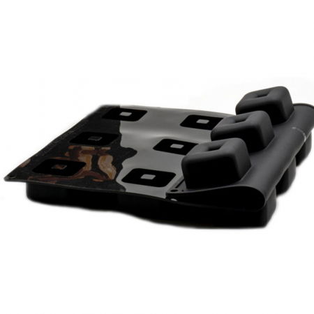 Forme 30x40cm Monoportii, Mignon - Forma Silicon Bachour, Monoportii Tulum, 5.6 x 5.6 x h 3.4 cm, 90 ml, 12 cavitati