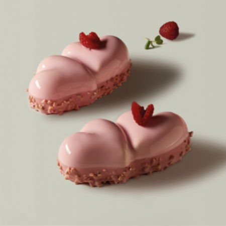 Forma Silicon Inima Beloved, Monoportii 12.7 X 7.1 X 3.8h cm, 200 ml, 9 cavitati [2]