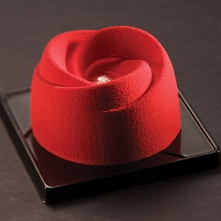 Forme de Silicon Cofetarie - Forma Pavoflex 60x40 cm Boboc Ø7xh4.2 cm, 24 cavitati, 130 ml