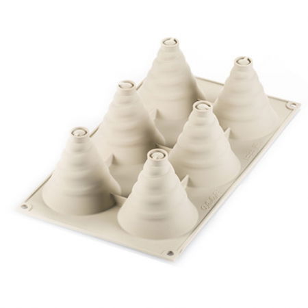 Forma Silicon Brad 3D Ø 6 x H 7 cm, 6 cavitati x 100 ml [2]