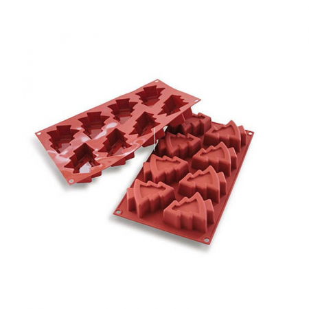 Forme de Silicon Cofetarie - Forma Silicon Braduti Craciun 8.3x6.8xH3cm, 8 cavitati (SF108)