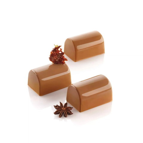 Formă silicon mini ruladă Buchette Silikomart, 8 cavități x 140 ml [2]