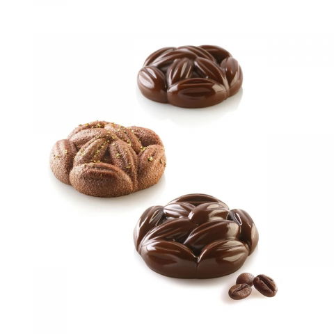 Forme de Silicon Cofetarie - Forma Silicon Cacao Ø 6.1 x H 2.1 cm, 6 cavitati x 35 ml