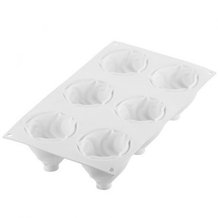 Forma Silicon Chantilly Ø 7.3 x H 6.5 cm, 6 cavitati, 120 ml [3]