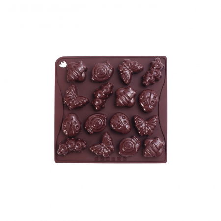 Forme de Silicon Cofetarie - Forma Silicon Chocoice Vara, 16 cavitati
