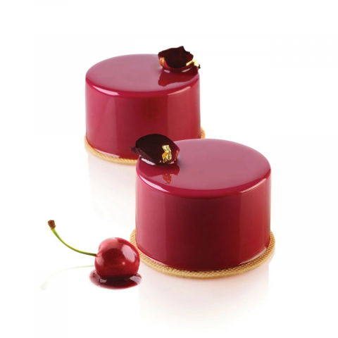 Forme 60x40cm Monoportii, Mignon - Forma Silicon Cilindru Monoportii Ø 5 x H 3 cm, 24 cavitati, 200 ml (SQ080)