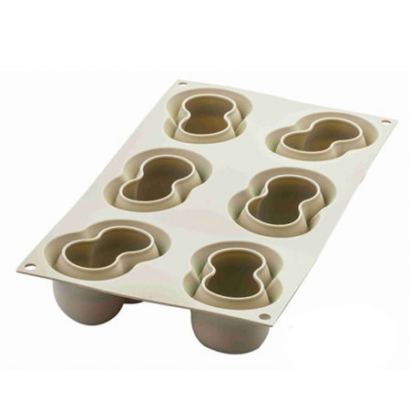 Forma Silicon Cireasa 7.5 x 5 x H 4.5 cm, 6 cavitati x 105 ml [2]