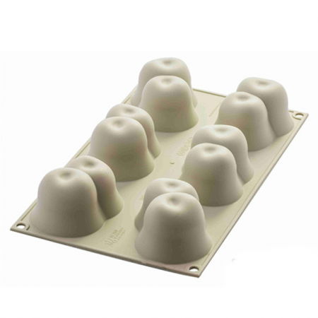 Forme de Silicon Cofetarie - Forma Silicon Cireasa 7.5 x 5 x H 4.5 cm, 6 cavitati x 105 ml