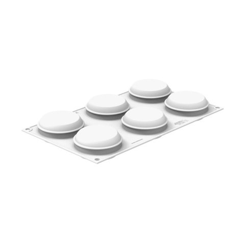 Forme de Silicon Cofetarie - Forma Silicon Citrice Ø 7 x H 3.1 cm, 6 cavitati x 100 ml + Forma Silicon Top + decupator