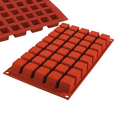 Forme de Silicon Cofetarie - Forma Silicon Cub 2.4 x 2.4 x h 2.4 cm, 40 cavitati (SF263)