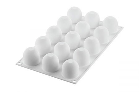 Forme de Silicon Cofetarie - Forma Silicon Cupola Ø 4 x H 4 cm, 15 cavitati