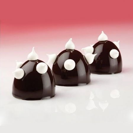 Forme 60x40cm Monoportii, Mignon - Forma Pavoflex 60x40 cm Cupola Ø6xh5.8 cm, 35 cavitati, 110 ml