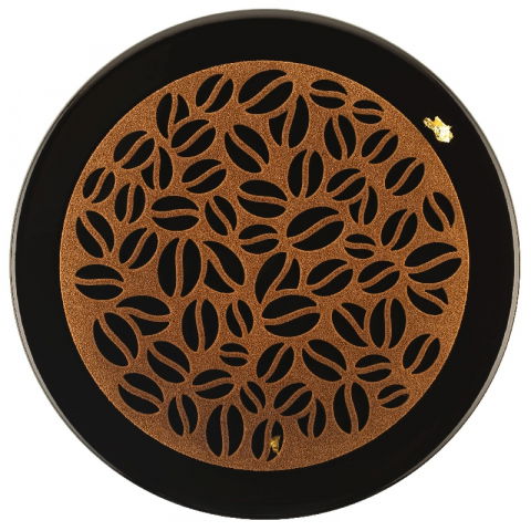 Forme Silicon pentru Decor si Plating - Forma Silicon Decor Cafea Ø 18 x H 2.5 cm, 14.5 ml