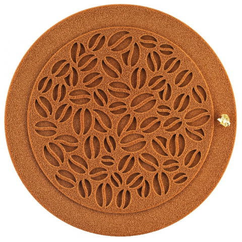 Forme Silicon pentru Decor si Plating - Forma Silicon Decor Cafea Ø 18 x H 2.5 cm, 14.5 ml