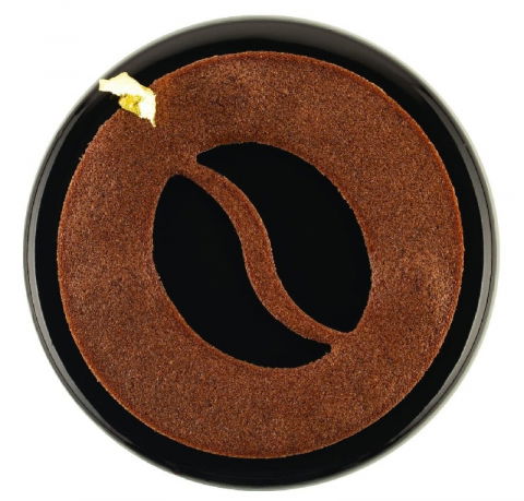 Forme de Silicon Cofetarie - Forma Silicon Decor Cafea Ø 6 x H 1.7 cm, 21.6 ml, 6 cavitati