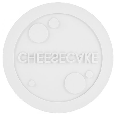 Forme Silicon pentru Decor si Plating - Forma Silicon Decor Cheesecake Ø 18 x H 2.5 cm, 25 ml