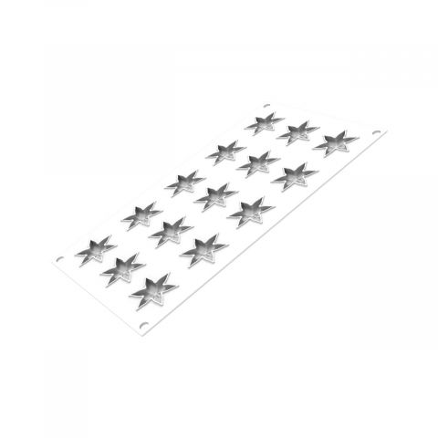 Forma Silicon Decor Top/Insertie, Corollas Floral Ø 4.5 x H 0.6 cm, 15 cavitati, 4 ml [4]