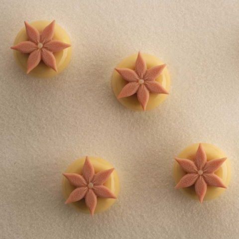 Forma Silicon Decor Top/Insertie, Corollas Floral Ø 4.5 x H 0.6 cm, 15 cavitati, 4 ml [2]