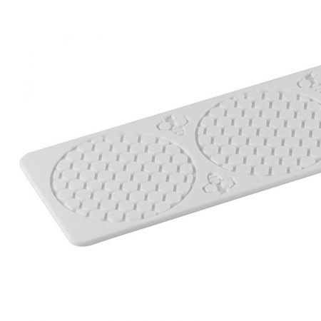 Forme de Silicon Cofetarie - Forma Silicon Decor Top/Insertie, Fagure Ø 7.5 x H 0.2 cm, 5 cavitati (ALVEOLE 3)