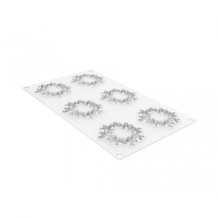 Forma Silicon Decor Top/Insertie Flora Ø 7.5 x H 0.75 cm, 6 cavitati, 19 ml [2]