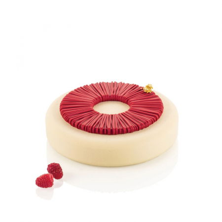 Forme Silicon pentru Decor si Plating - Forma Silicon Decor Top/Insertie Tutu Ø 14 x H 0.9 cm, 2 cavitati, 100 ml