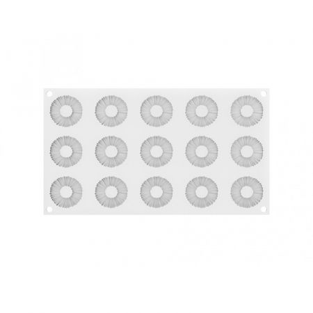 Forme de Silicon Cofetarie - Forma Silicon Decor Top/Insertie Tutu Ø 4.5 x H 0.65 cm, 15 cavitati, 7 ml