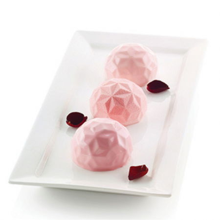 Forme de Silicon Cofetarie - Forma Silicon Diamant Ø 6.8 x H 4.2 cm, 6 cavitati x 110 ml, Mini Ge mma