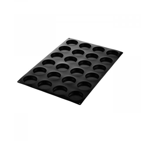 Forme 60x40cm Monoportii, Mignon - Forma Silicon Disc Mignon Ø 7.5 x H 1.5 cm, 24 cavitati, 24 ml (SQ077)