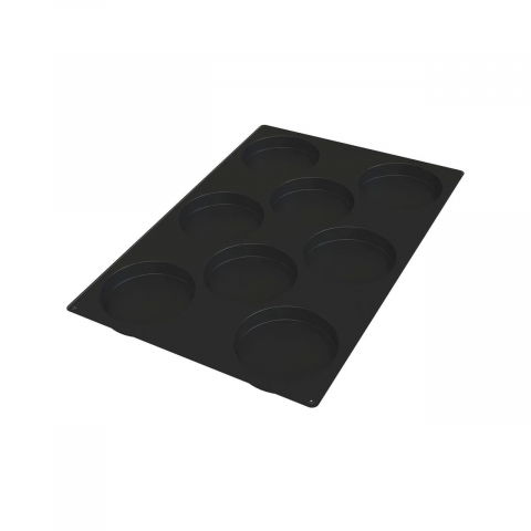 Forme 60x40cm Monoportii, Mignon - Forma Silicon Disc Monoportii Ø 14 x H 2.5 cm, 8 cavitati, 382 ml (SQ068)