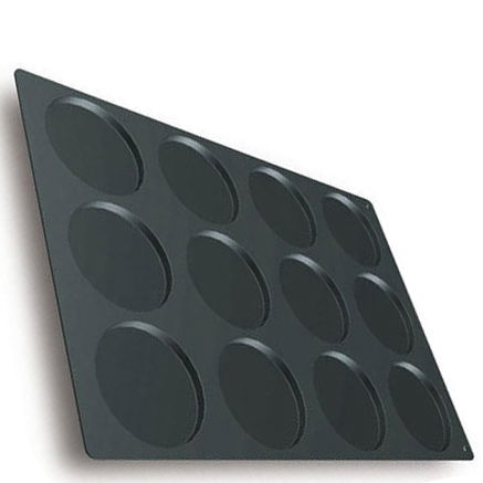 Forme 60x40cm Monoportii, Mignon - Forma Silicon Disco Monoportii Ø 12 x h 1 cm,12 cavitati, 112 ml (SQ013)