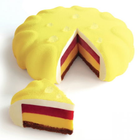 Forme Moderne Tort - Forma Pavoflex 60x40 cm Discuri Ø12xH3 cm, 12 cavitati, 110 ml