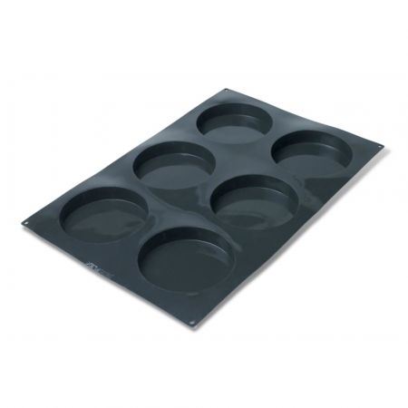 Forme de Silicon Cofetarie - Forma Pavoflex 60x40 cm Discuri Ø16xH3 cm, 6 cavitati, 140 ml