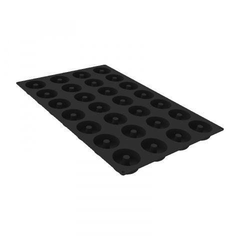 Forma Silicon Donuts Monoportii Ø 7 x H 3.2 cm, 28 cavitati, 100 ml (SQ094) [2]