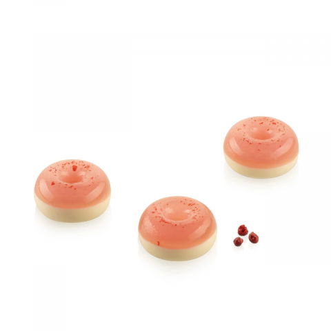 Forme Silicon Monoportii, Mignon - Forma Silicon Donuts Ø 3.4 x H 1.6 cm, 18 cavitati x 12 ml