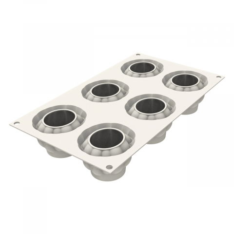 Forma Silicon Dovleac Ø 6.7 x H 5 cm, 6 cavitati x 100 ml [3]