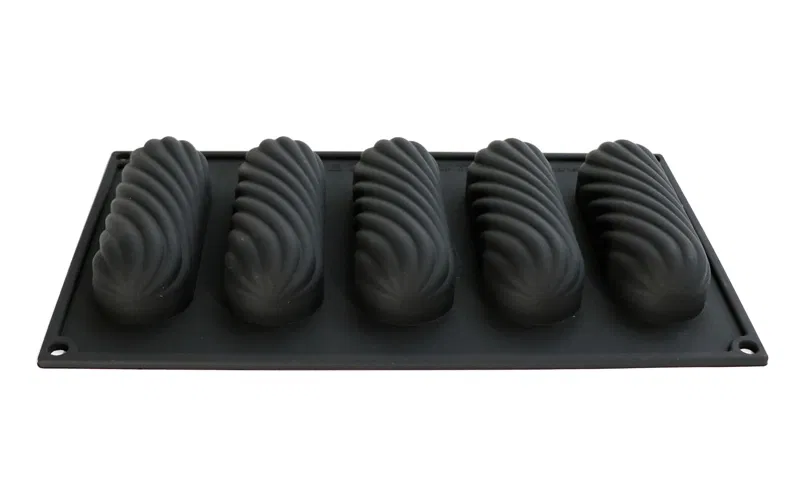 Forme Silicon Monoportii, Mignon - Forma Silicon Ecler Twist 12 x 4 x H 3.3 cm, 5 cavitati, 110 ml