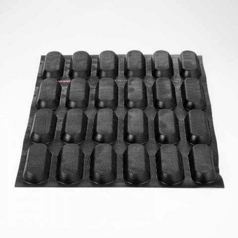 Forma Silicon Fiberform 60x40cm 24 cavit. Ecler 13 x 5 x H 2 cm, 85 ml [2]