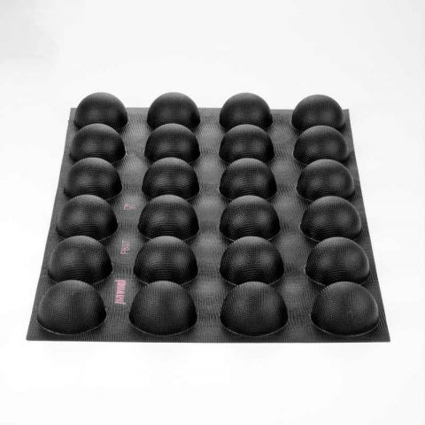 Forma Silicon Fiberform 60x40cm 24 cavit. Semisfera Ø 7 x H 4 cm, 110 ml [3]