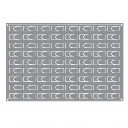 Forma Pavoflex 60x40 cm Flow 6x2.4xh2.3 cm, 72 cavitati, 15 ml [2]