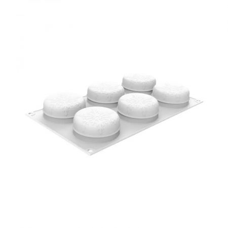 Forme de Silicon Cofetarie - Forma Silicon Fulgi Neve Ø 7 x H 3 cm, 6 cavitati, 110 ml