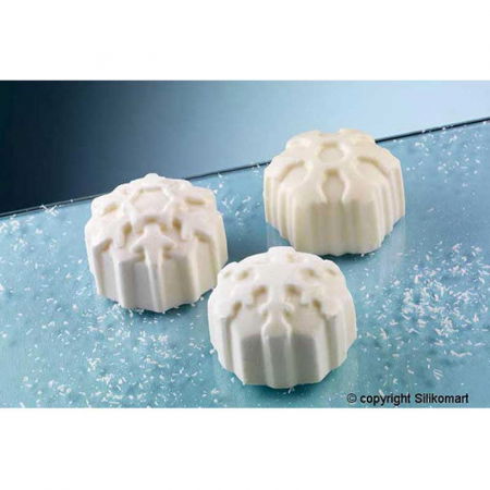 Forme de Silicon Cofetarie - Forma Silicon Fulgi Zapada Ø 5.6 x H 3.5 cm, 11 cavitati (SF115)