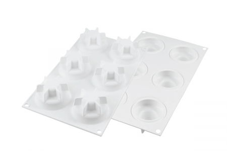 Forme Silicon Monoportii, Mignon - Forma Silicon Game Ø 6.5 x h 4 cm, 6 cavitati (2 forme)