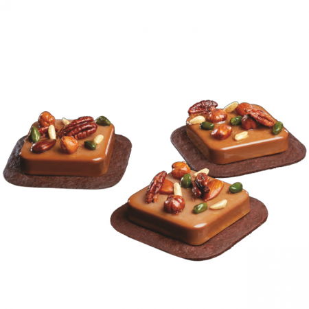 Forme 30x40cm Monoportii, Mignon - Forma Silicon Gianluca Fusto, Monoportii Patrat, 6.8 x 6.8 x h 1.5, 68 ml, 12 cavitati