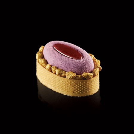 Forme Silicon pentru Torturi si Prajituri - Forma Silicon Gianluca Fusto Tarte si Monoportii Cameo, 9 cavitati