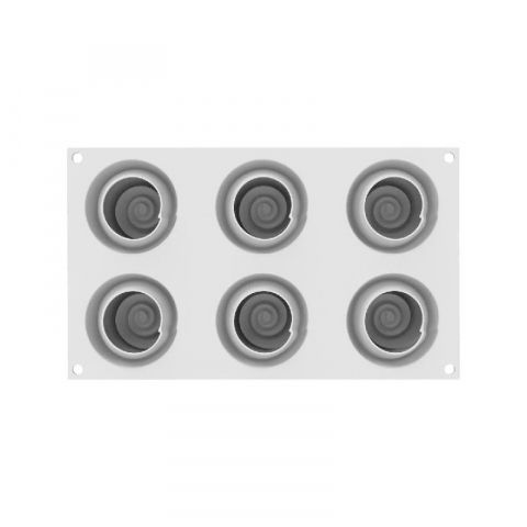 Forma Silicon Givre 90 Ø 6 x H 4.5 cm, 6 cavitati x 90 ml [3]