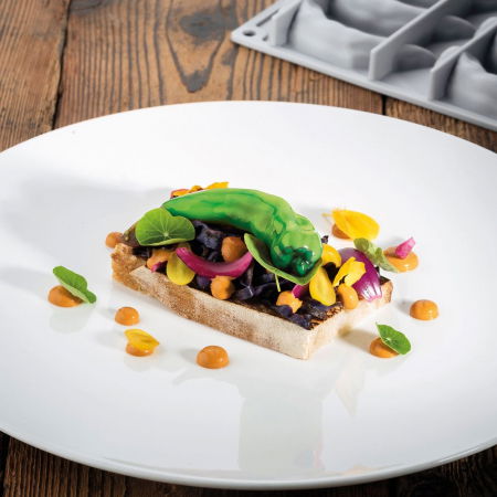 Forme de Silicon Cofetarie - Forma Silicon Gourmand Ardei Iute 9 x 3.5 x H 2 cm, 12 cavitati