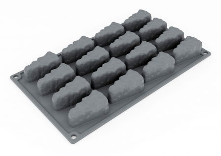 Forma Silicon Gourmand Cheese 5.7 x 3 x H 2.7 cm, 16 cavitati [2]