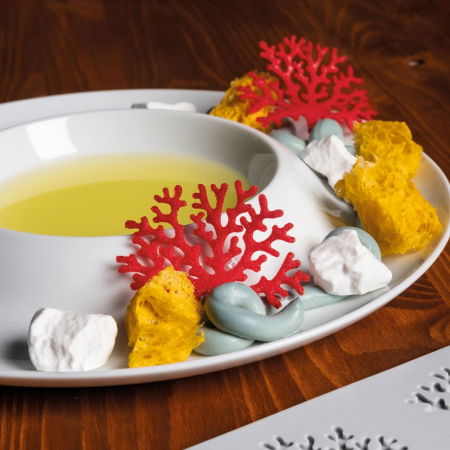 Forme de Silicon Cofetarie - Forma Silicon Gourmand Coral 7.5 x 5.9 x H 0.2 cm, 8 cavitati