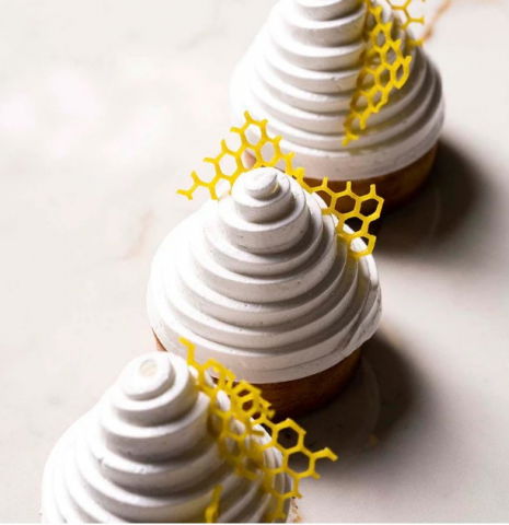 Forme Silicon pentru Decor si Plating - Forma Silicon Gourmand Fagure Intreg 30 × 20 × H 0.3 cm