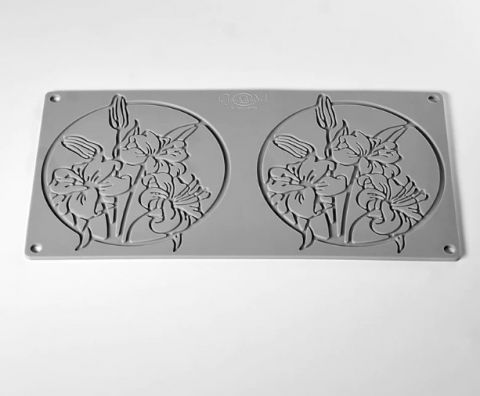 Forma Silicon Gourmand Floral 14 × 15.3 × H 2 cm, 2 cavitati [2]